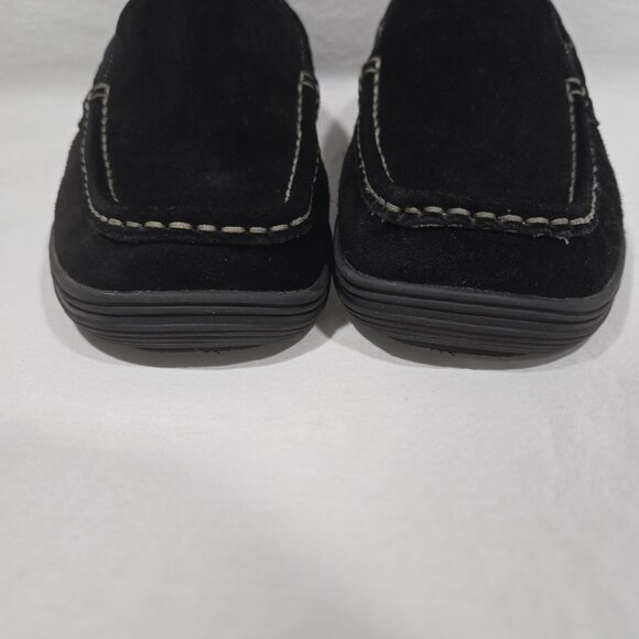 MINNETONKA Old Money BLACK Suede Leather Mocs Loafers Penny Driver Men's Size 9. - Picture 10 of 17